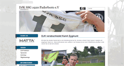 Desktop Screenshot of djk-paderborn.net