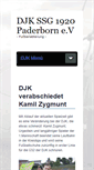 Mobile Screenshot of djk-paderborn.net